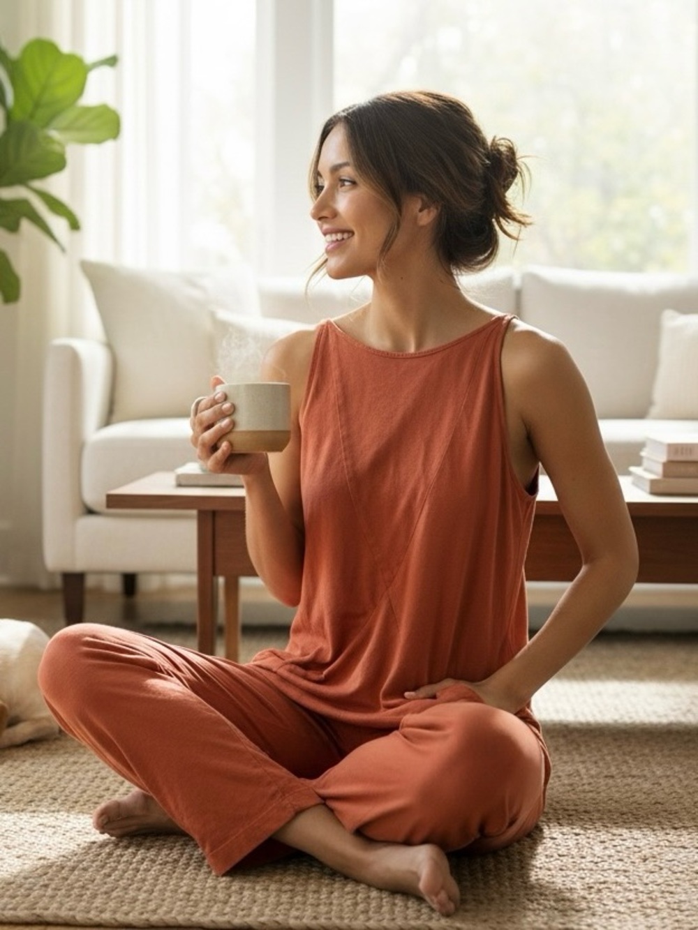 Iara rust jumpsuit